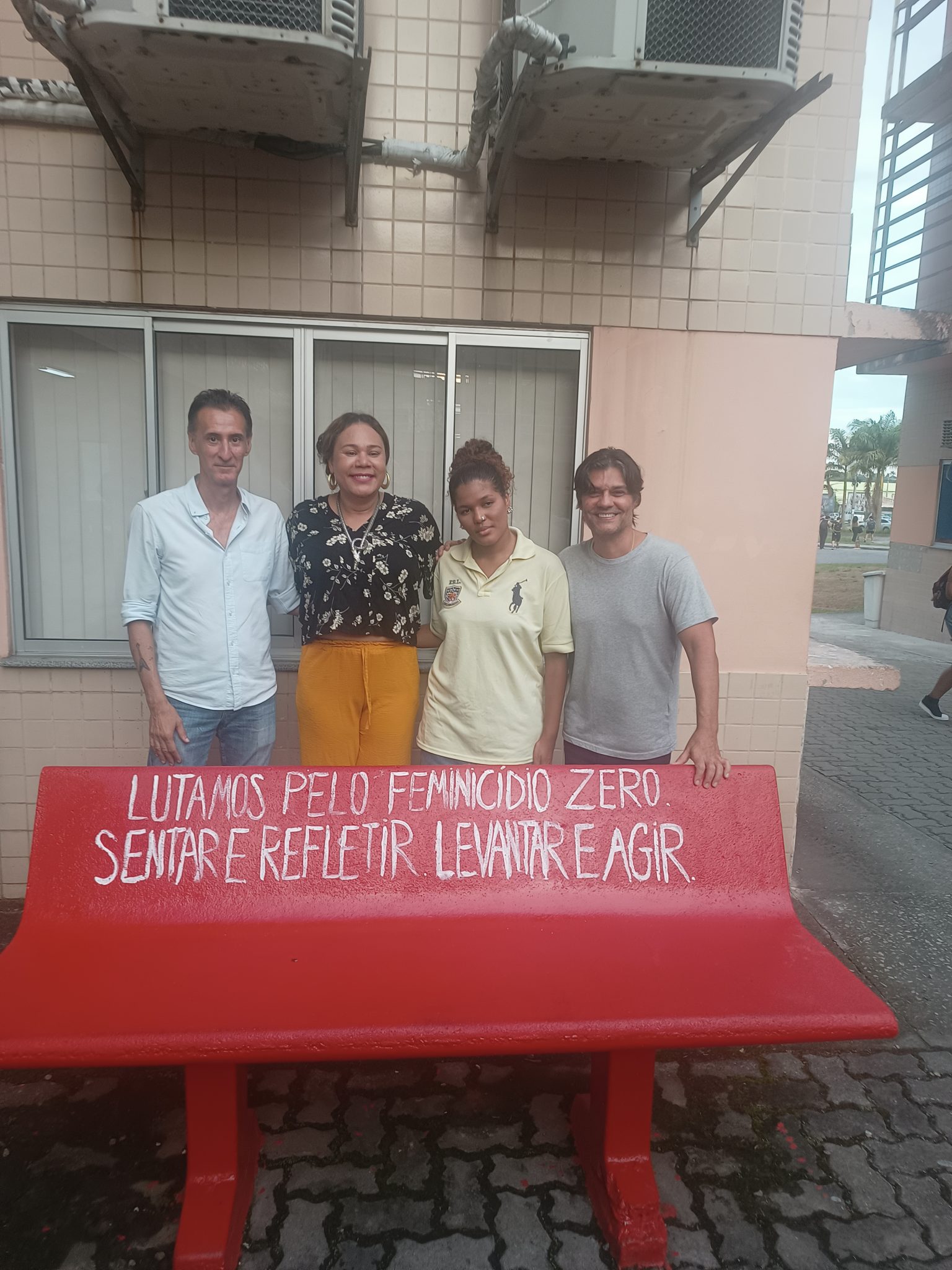 Geraldo Pinheiro, Joyce Alves, Maria Eduarda e Márcio Borges