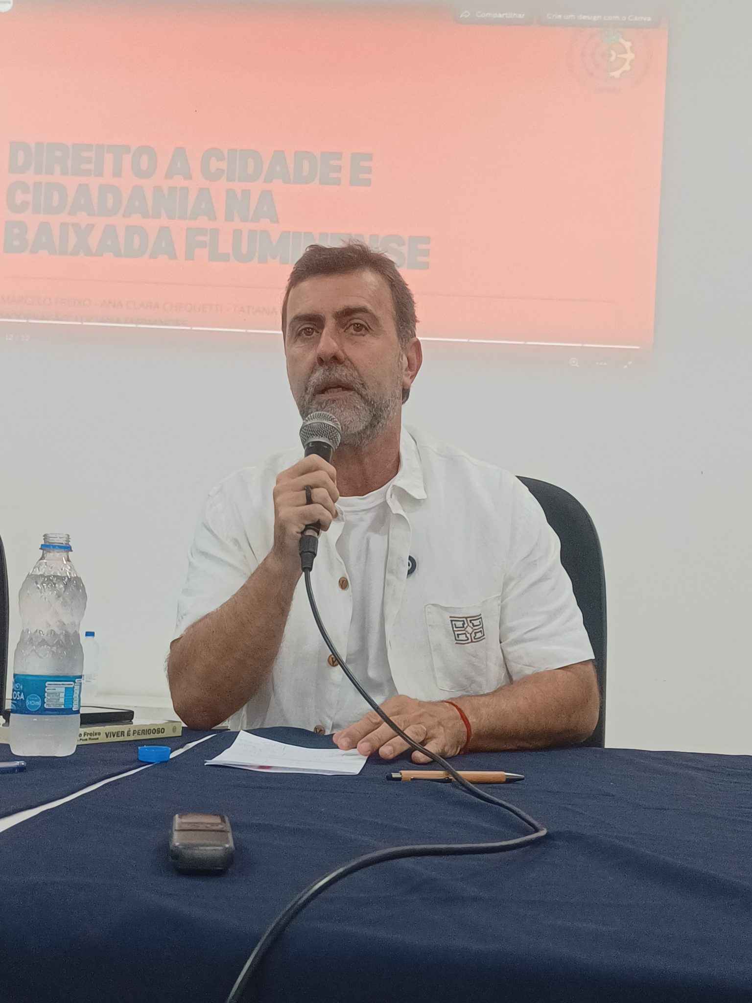 Marcelo Freixo, presidente da Embratur, presente ao debate sobre Direito à Cidade na Baixada 